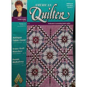 American Quilter Magazine Summer 2003 Vol XIX No 2 Antique Table Cover Quilting